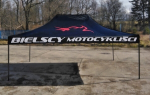 Nůžkovy stan 3x4,5 s potiskem